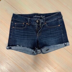 American Eagle Outfitters Dark Wash Jean Shorts